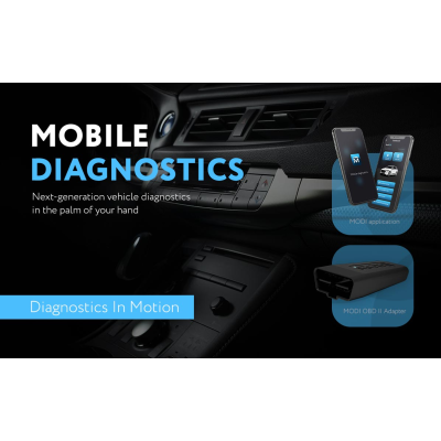 Abrites MODI Mobile Diagnostics, Bluetooth özelliklidir ve belirlenmiş MODI ve VIN Reader uygulamalarıyla çalışır | Emirates Anahtarları