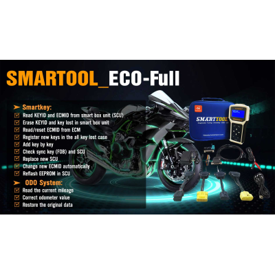 NOVITÀ SmartTool2 ECO Chiave per moto e dispositivi di programmazione ODO per chiave Smart/senza chiave Honda, Yamaha e Suzuki | Chiavi degli Emirati