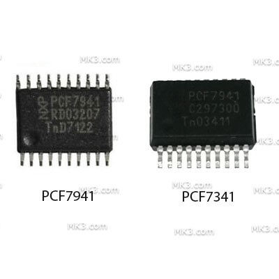 different types – with PCF7341 and with PCF7941, At reading of key TMPro will show PCF7941 for both types