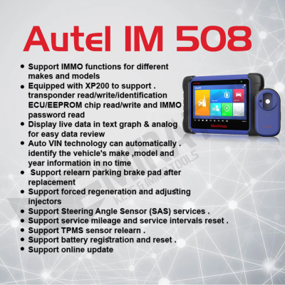 Fonctions IMMO - XP200 à prendre en charge