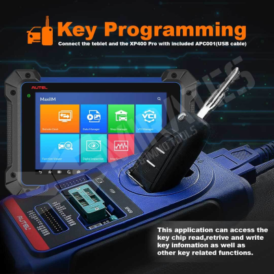 IM608 Pro, anahtar çipine erişebilir ve ilgili işlevlerle anahtar bilgileri okuyabilir ve yazabilir.