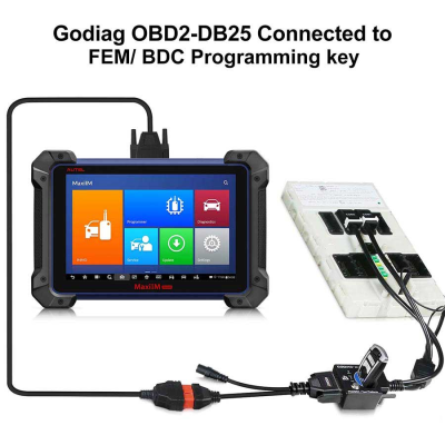 New GODIAG BMW FEM BDC New Type Test Platform for Bench Connection Can work together with original tools of AUTEL, LAUNCH, XHORSE ,CGDI, Foxwell