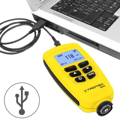 Trotec Bb20 Coating Thickness Gauge Dual sensor for measuring the thickness of non-magnetic coatings on all magnetic and non-magnetic metals | Emirates Keys