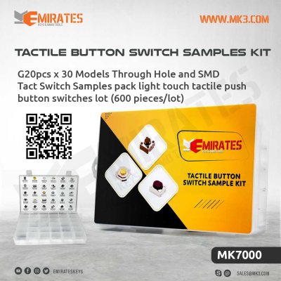 bouton-tactile-commutateur-échantillons-kit-mk7000