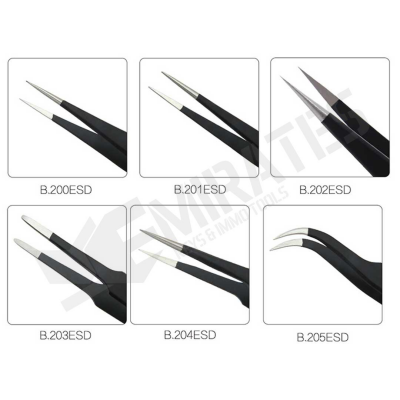 esd-anti-static-stainless-steel-tweezers-6-types