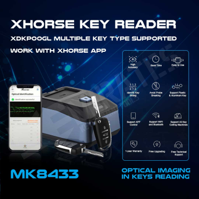 Xhorse Key Reader XDKP00GL Multiple Key Type Supported