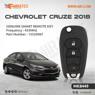 chevrolet-cruze-2018-flip-remote-key-433mhz-13529067