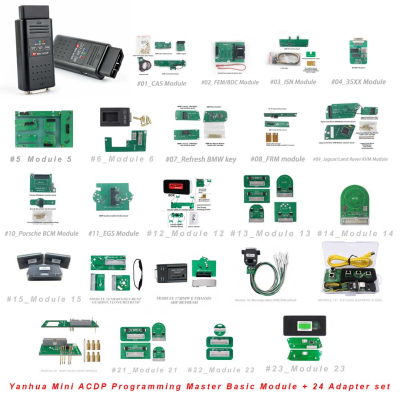 NEW Yanhua Mini ACDP Programming Master Basic Module + 24 Adapter set and Activation & Free Adapters Bundle | Emirates Keys