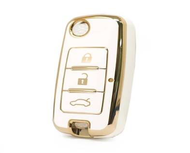 Nano High Quality Cover For Peugeot Citroen DS Remote Key 3 Buttons White  Color