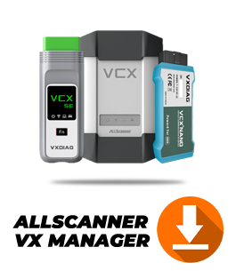 AllScanner VXdiag | Descarga gratuita de VX Manager | MK3