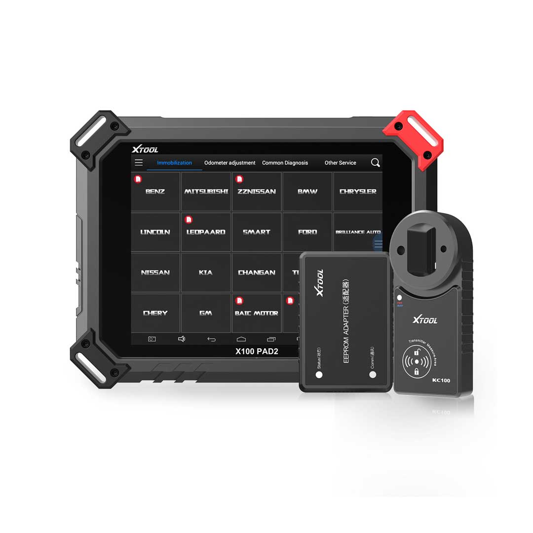 XTOOL X100 PAD Elite Professional Tablet Key Programmer With KC100&EEPROM  Adapter