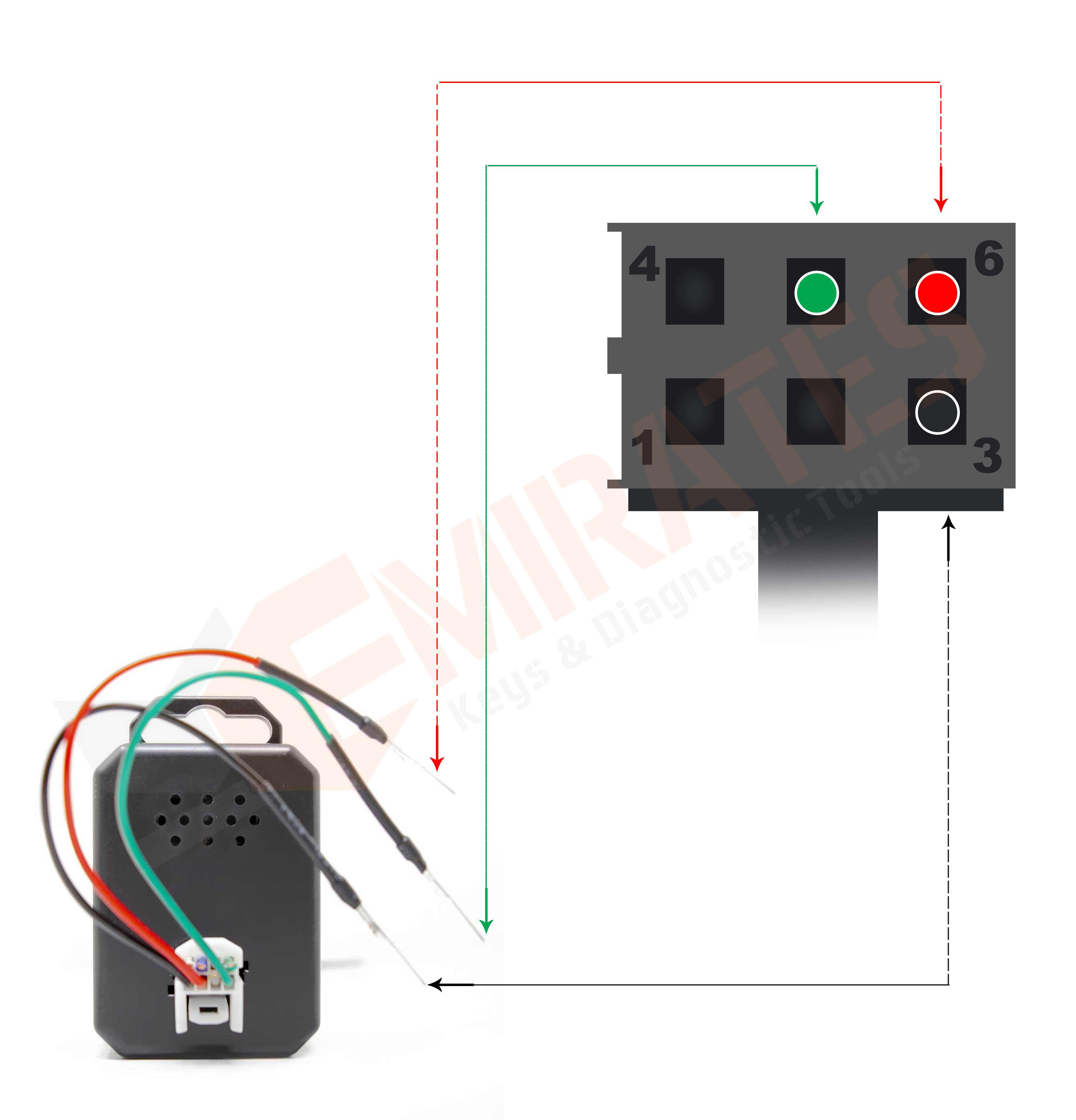 Émulateur Jeep Grand Cherokee 2015 -2021 Émulateur de verrouillage de  direction