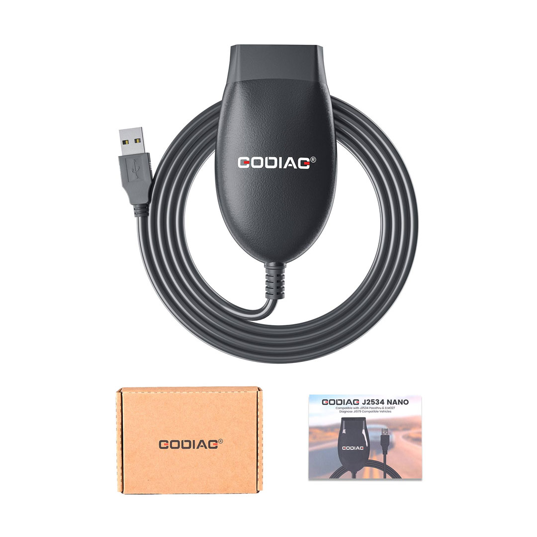 GODIAG GD101 J2534 Сквозной Диагностический Кабель | МК3