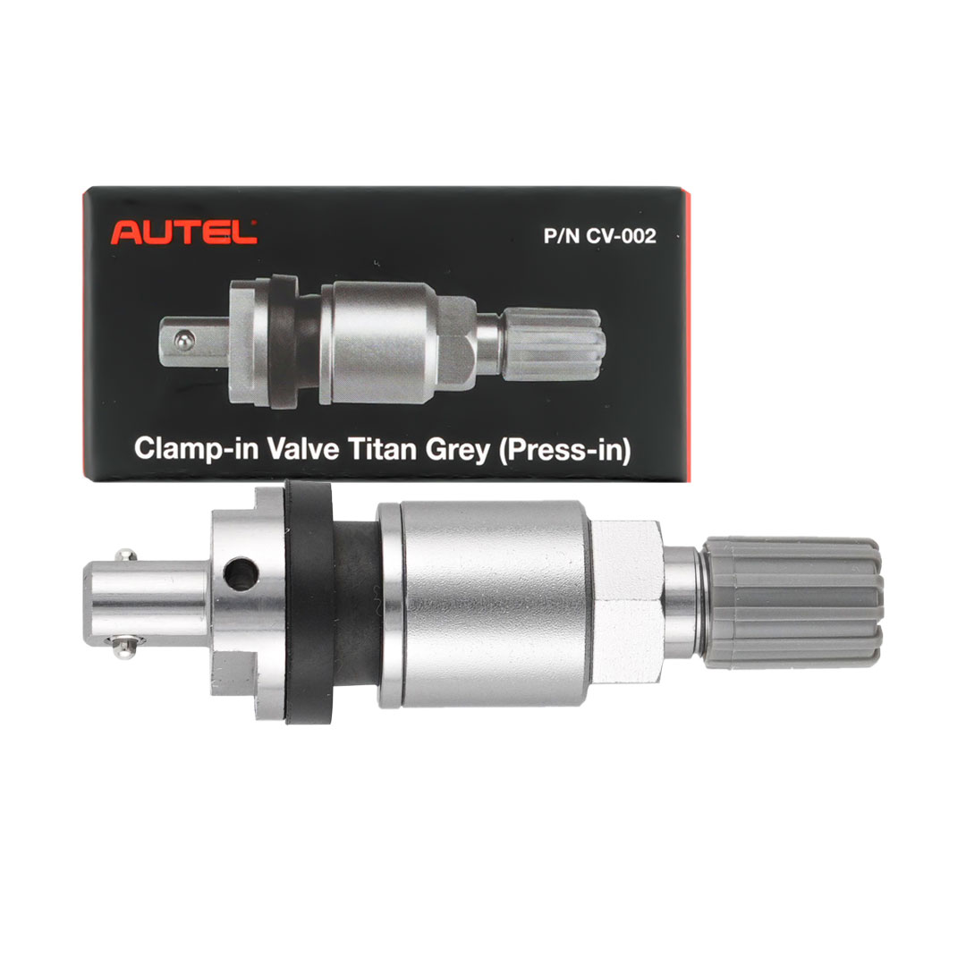 Autel CV-002 Clamp-In Titan Grey Metal Valve Stem for MX 1-Sensor (Pre -  Tire Supply Network