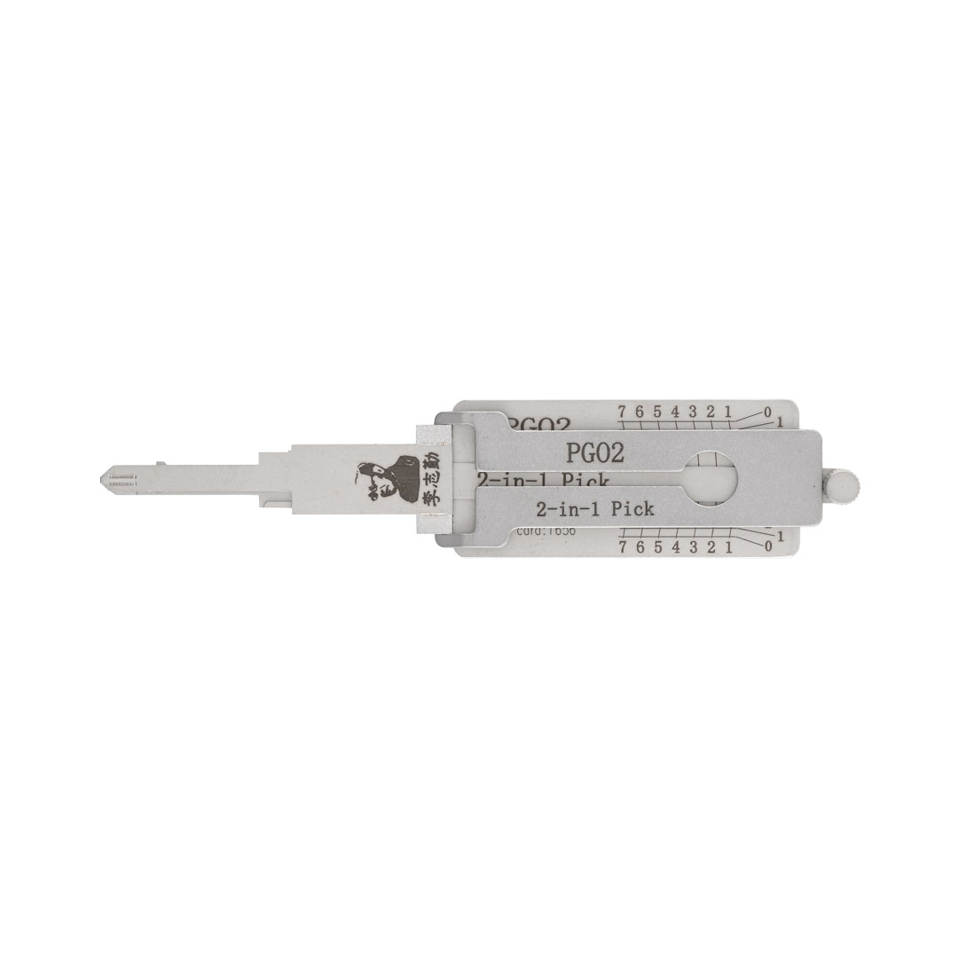 ルッツページ【inst Pre-order】② Mr. Li's Original Lishi PGO2 2-in-1 Decoder and Pick for