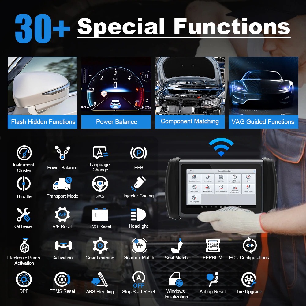 New XTool InPlus IK618 IMMO & Key Programming Tool with Bi-Directional Control 31 Service Functions Can work with CAN-FD Adapter | Emirates Keys