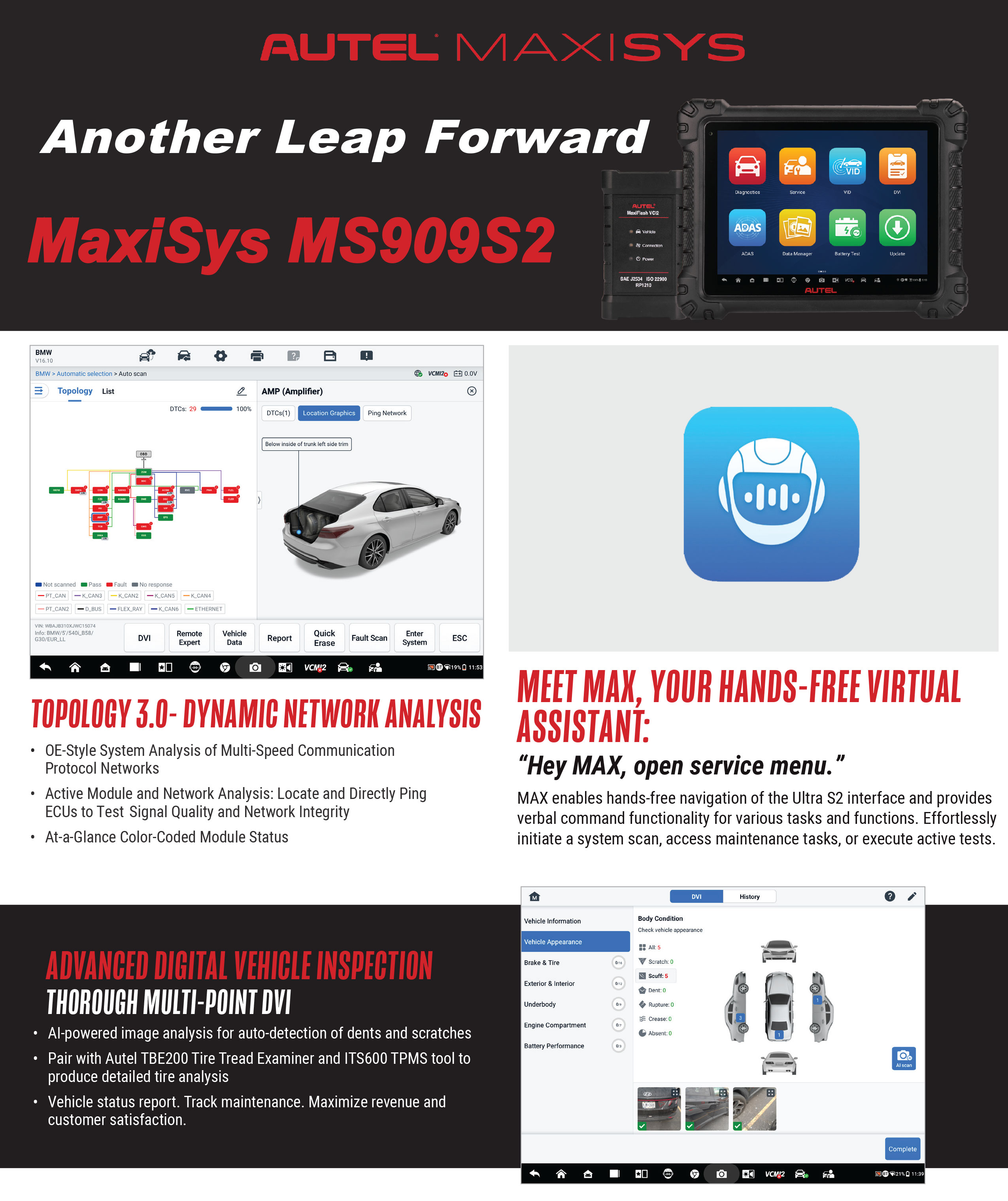Nouvel outil de diagnostic avancé Autel Maxisys MS909S2 avec système d'analyse et de diagnostic IA de pointe | Emirates Keys