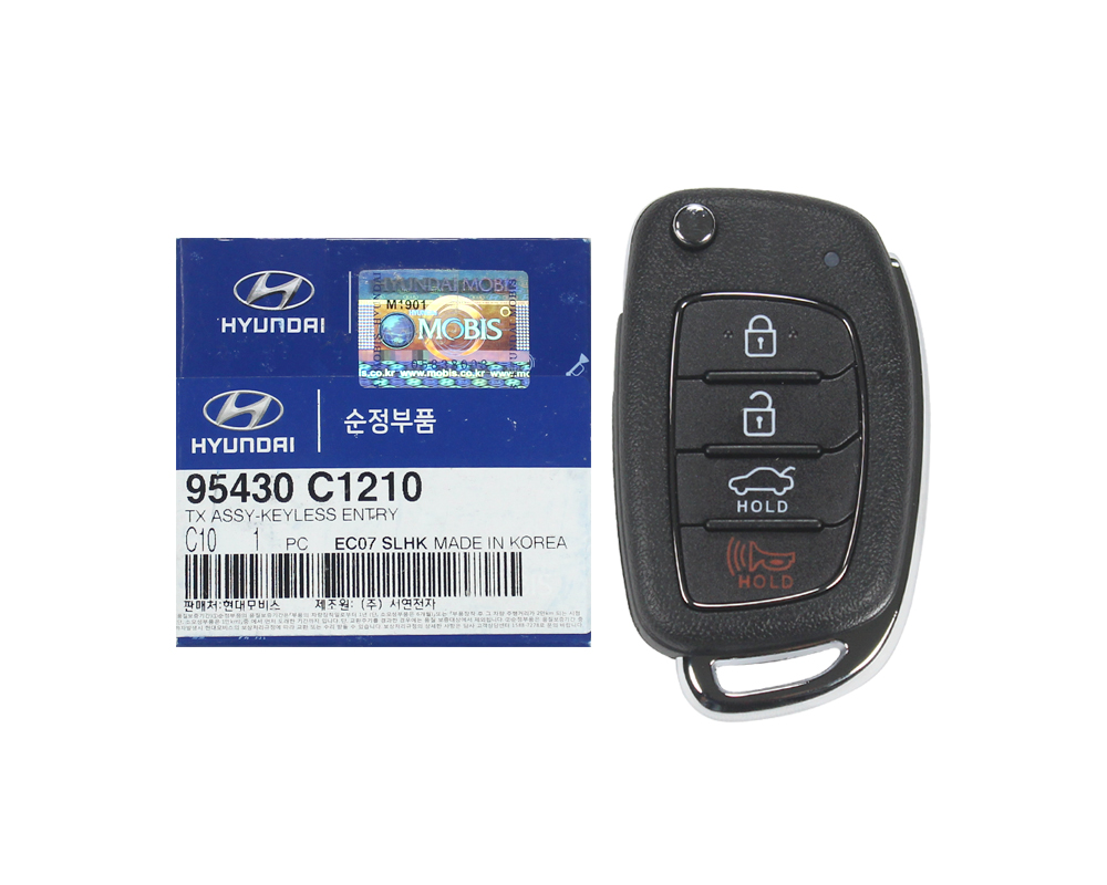 Details about   100% OEM 2014-2017 HYUNDAI SONATA UNCUT FLIP KEY KEYLESS REMOTE FOB 95430-C1010 