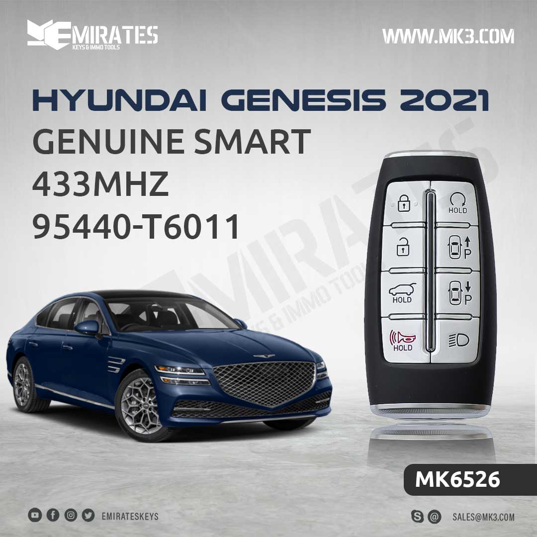 Hyundai Genesis 2021 Genuine Smart Key 433MHz 95440T6011 MK3