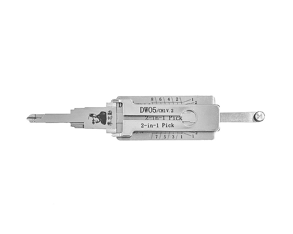 Original Lishi 2-in-1 Pick Decoder Tool CH1/DW05 DW04 | MK3