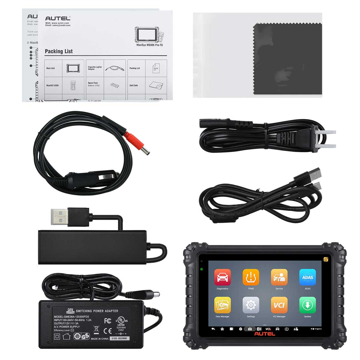 Autel Quick Start Guide – MS 906Pro Bi-Directional Diagnostic