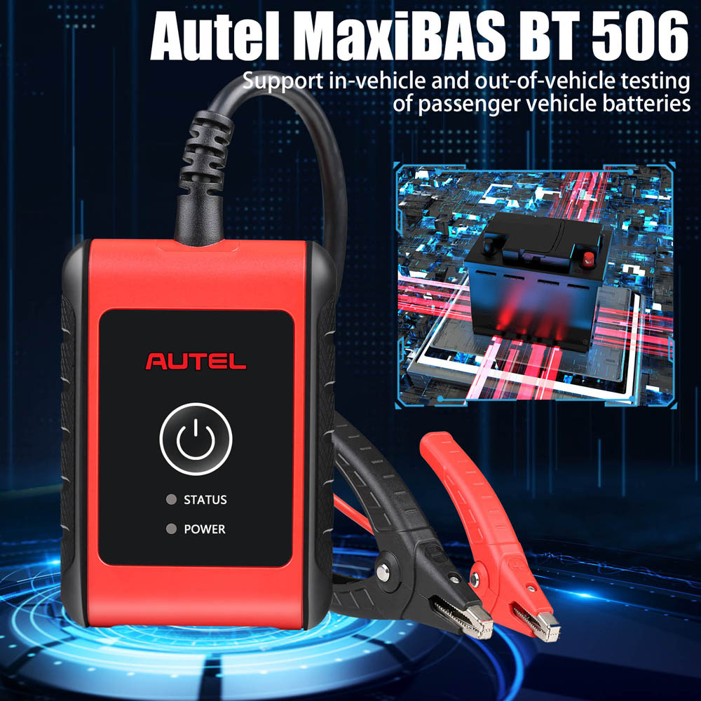  Autel MaxiBAS BT506 with TPMS Tool Vehicle Battery