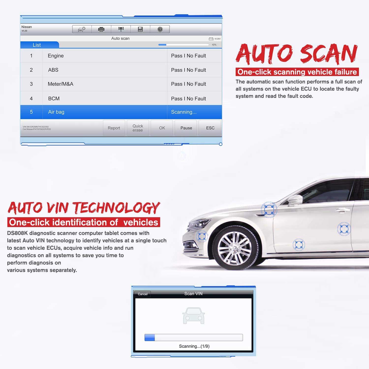 DIAGNOSI AUTO OBD LEGGE E CANCELLA ERRORI GUASTI IN ITALIANO BMW SERIE 1 3  5 7