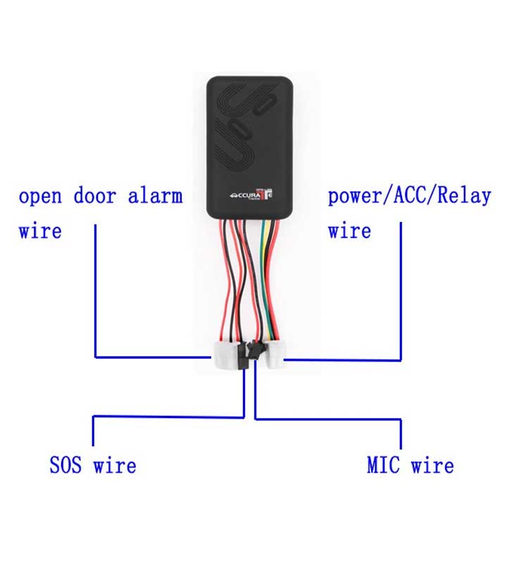 Trackeur GPS de voiture GT06 ACC, coupure à distance, SMS, GSM, Suivi,  alarme antivol, moniteur vocal