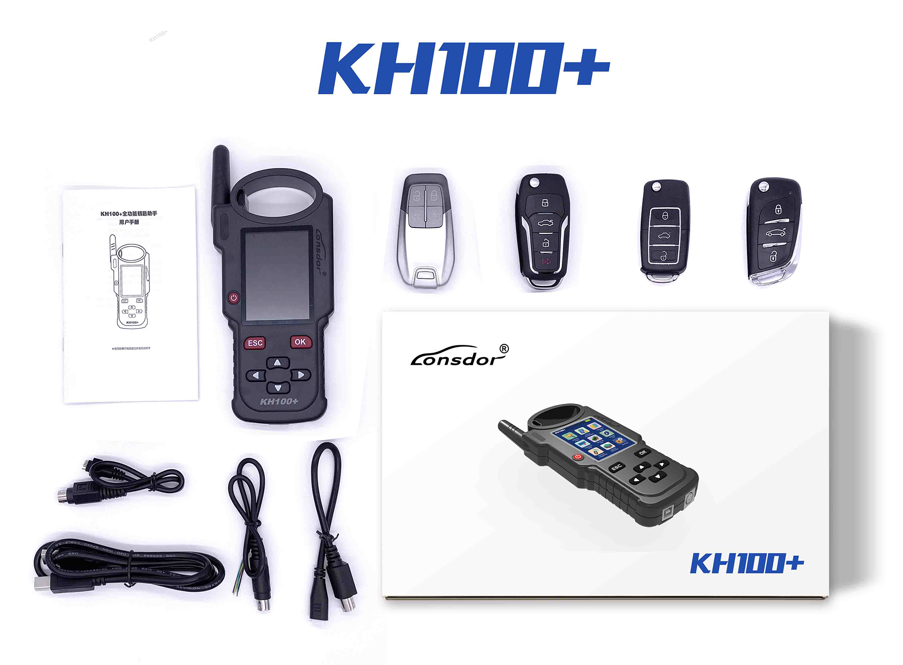 Lonsdor KH100+ Remote Key Programming Multifunction Tool | MK3